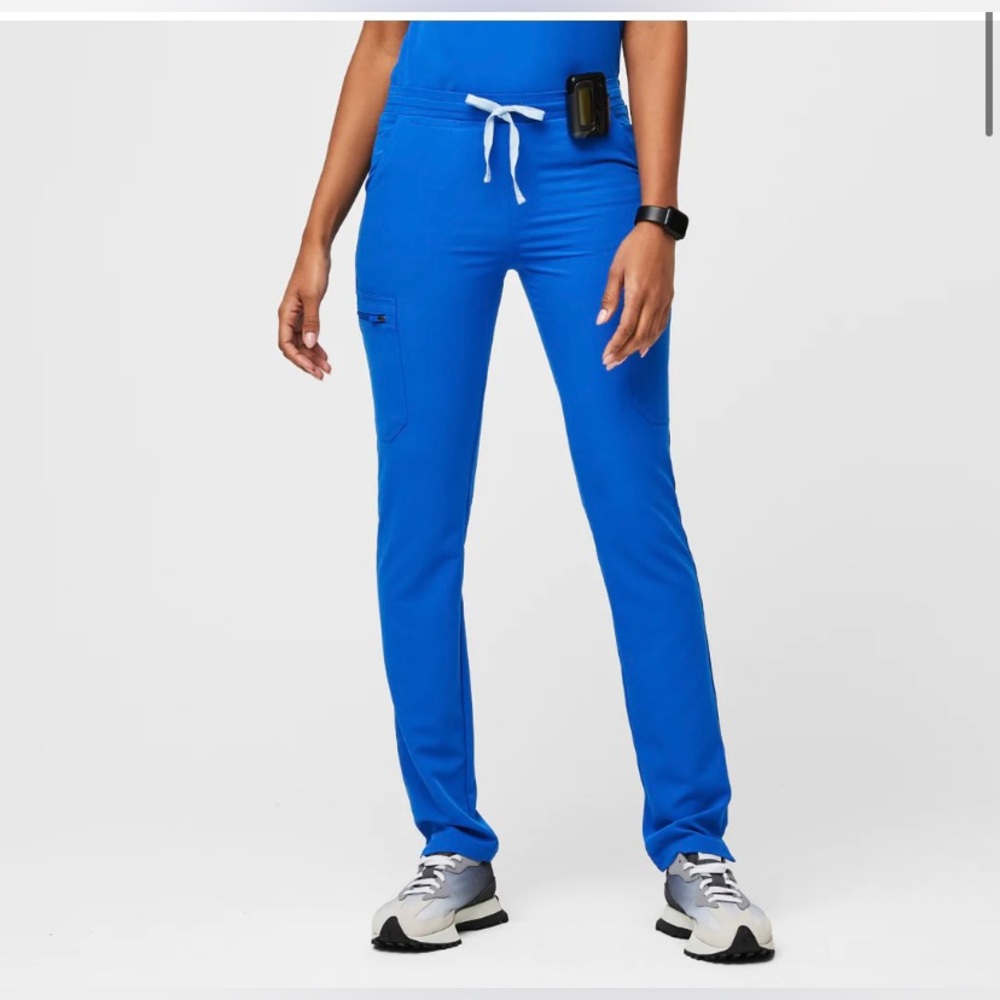Yola skinny scrub pants xxs regular Royal blue
